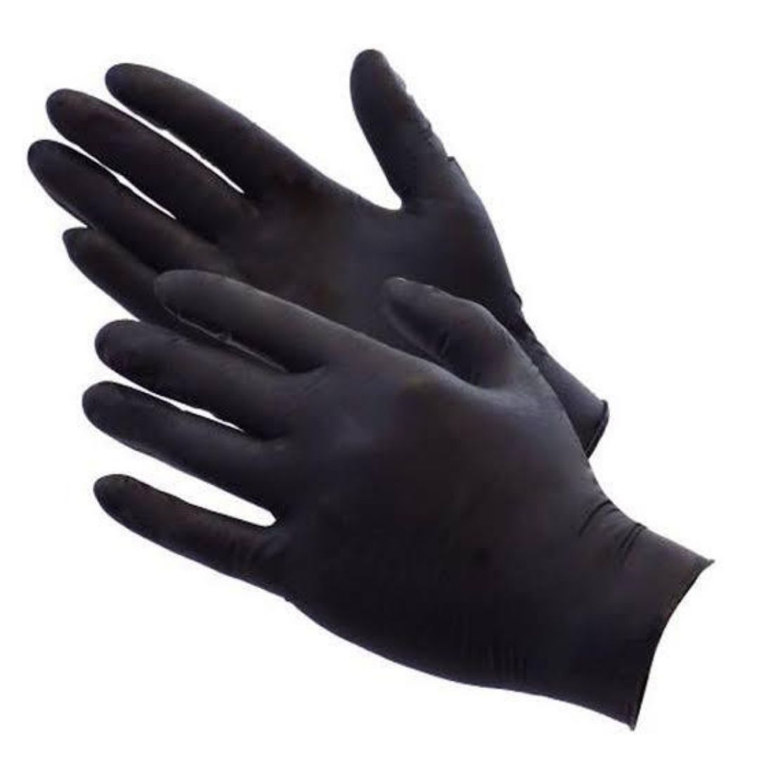 Black Nitrile Gloves